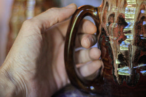 17-F Primal Fire Textured Divot Mug, 24-26 oz. (This listing is for one mug)