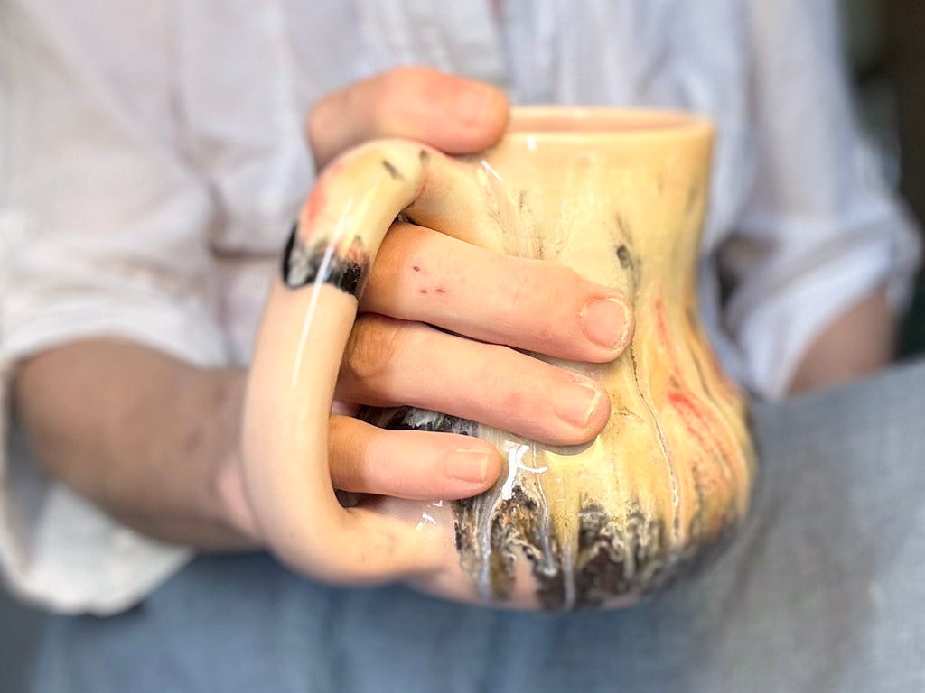 26-SC Flared Textured Mug, 14 oz.