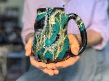 Load image into Gallery viewer, 23-E Turquoise Grotto Cuddle Mug, 20 oz.
