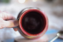 Load image into Gallery viewer, 02-A Rainbow PROTOTYPE Textured Divot Barely Flared Mug, 22 oz.