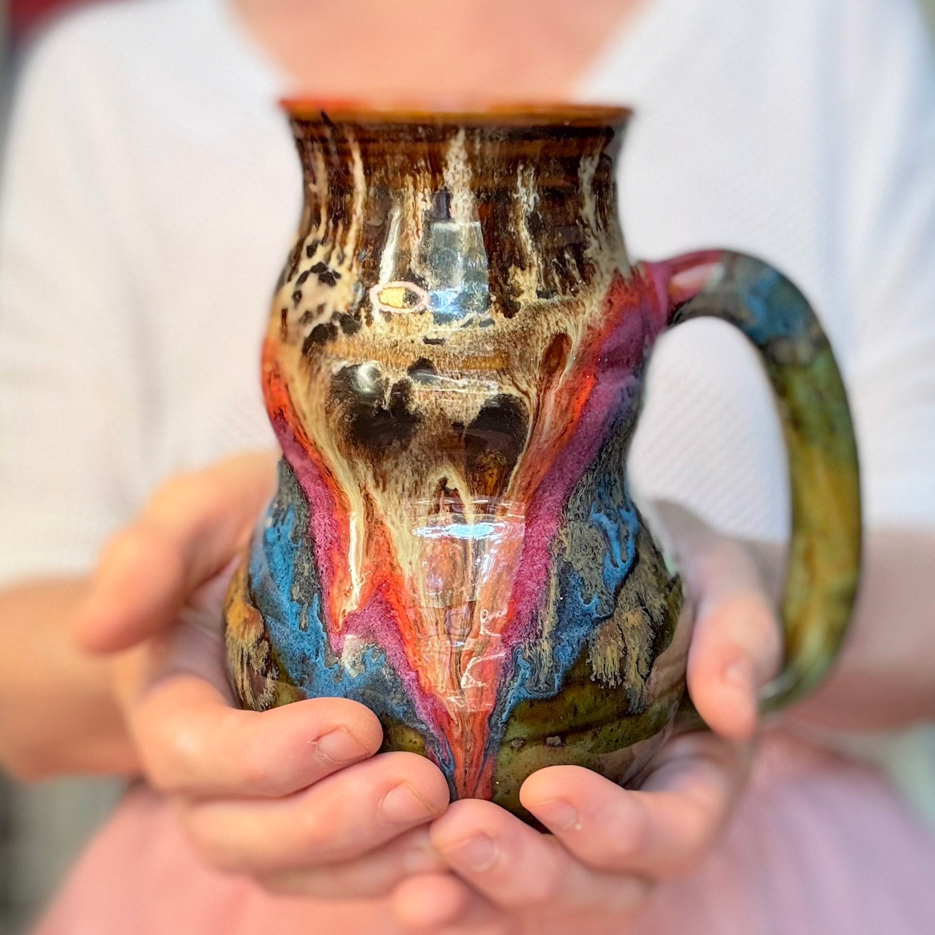 03-B Molten Cheetah Cuddle Mug, 24 oz.
