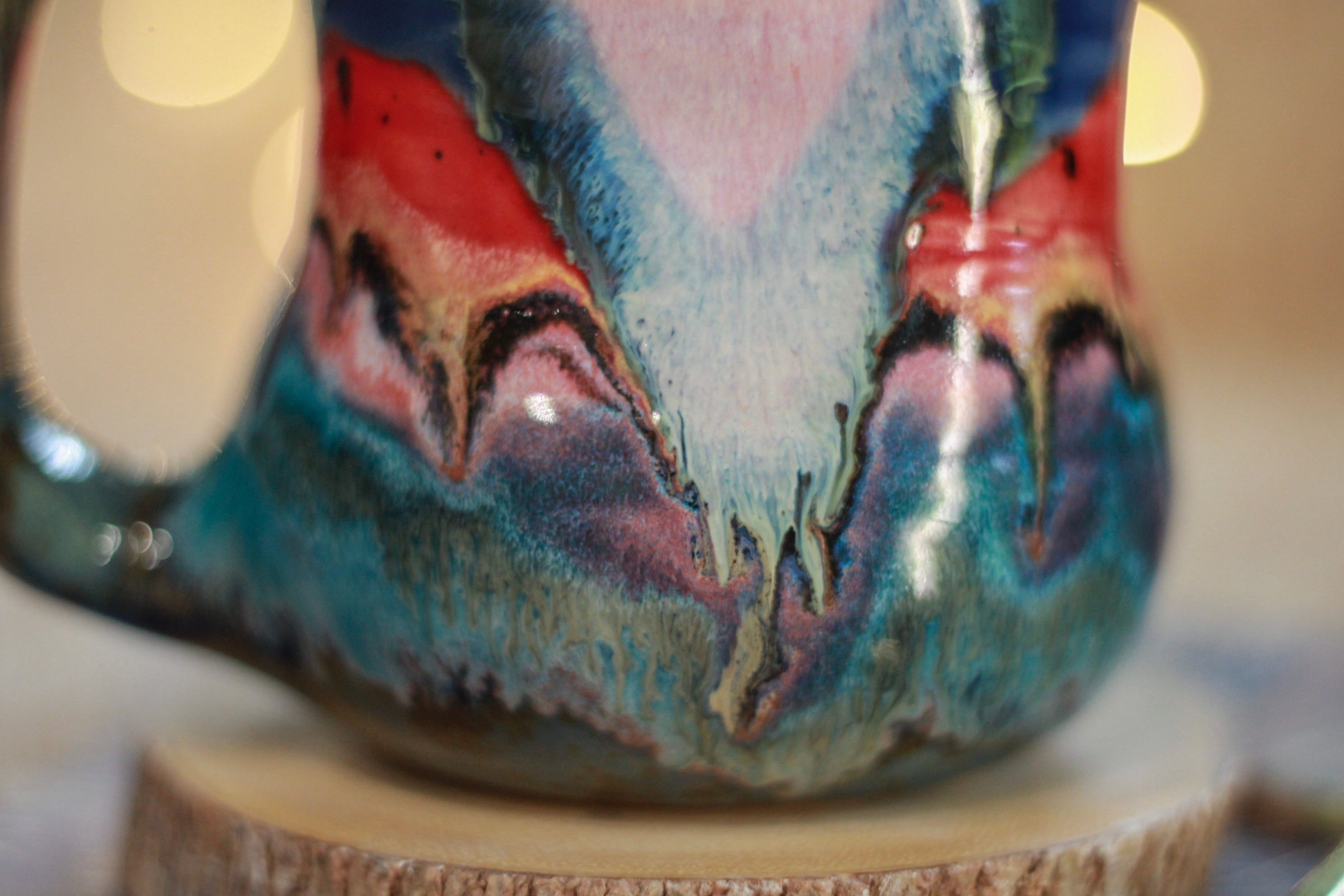 02-C EXPERIMENT Textured Divot Mug, 17 oz.