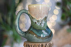 03-C TidePool Variation Barely Flared Acorn Mug, 16 oz.