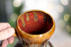 02-B Molten Cheetah Gourd Mug, 24 oz.