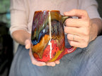 03-B Rainbow Strata Mug - TOP SHELF, 24 oz.