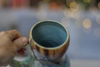 02-C Soft Earth Series PROTOTYPE Acorn Gourd Mug - MINOR MISFIT, 20 oz. - 10% off