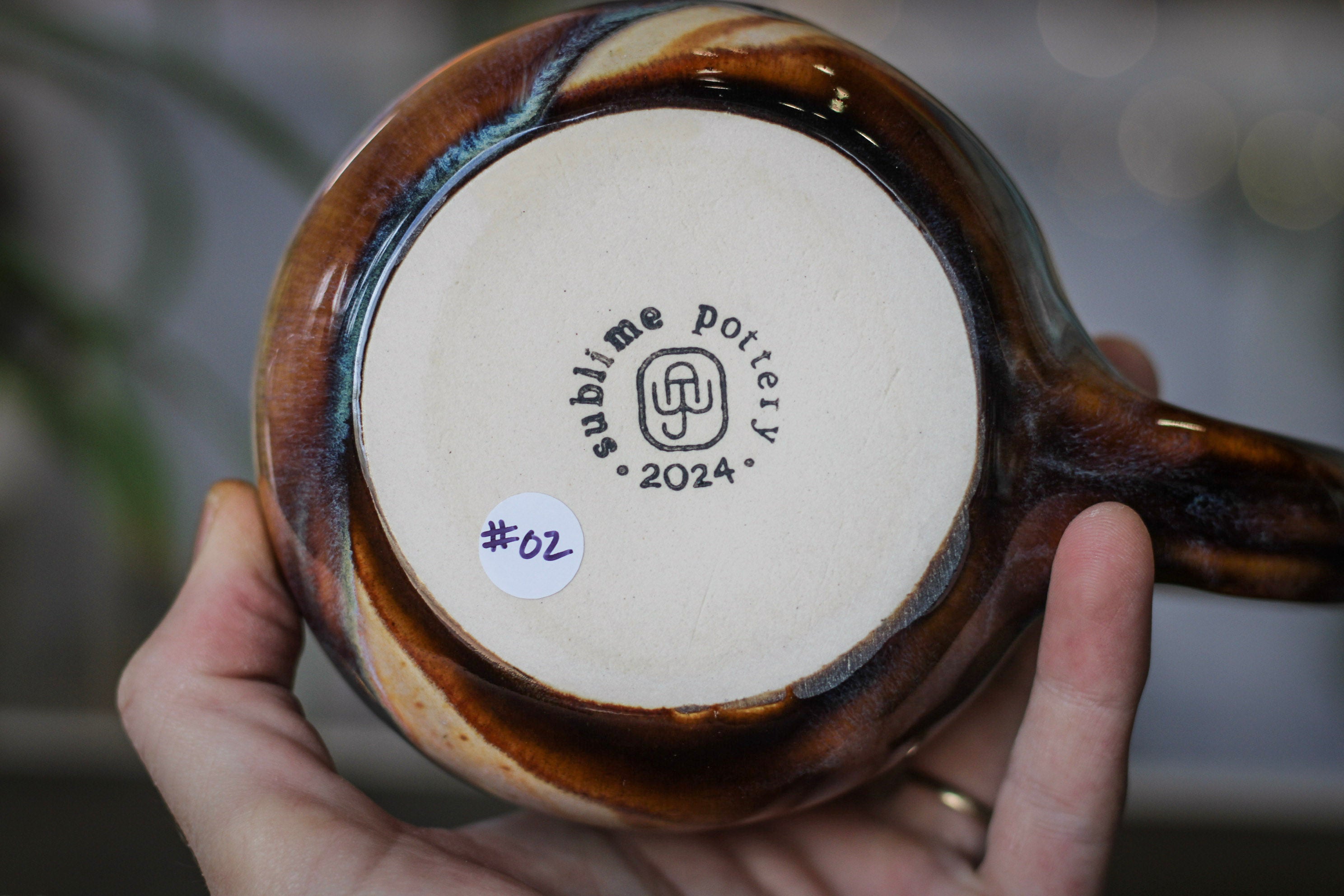 02-B Soft Earth Series PROTOTYPE Gourd Mug - TOP SHELF MISFIT, 24 oz.