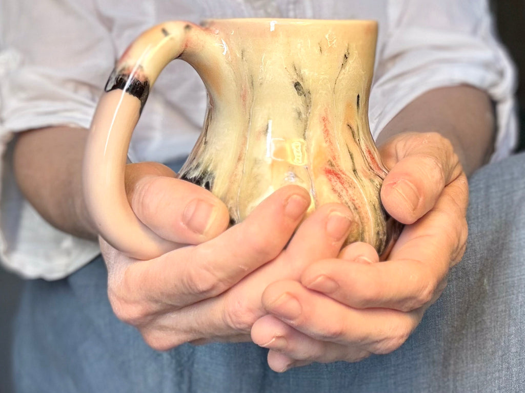 26-SC Flared Textured Mug, 14 oz.