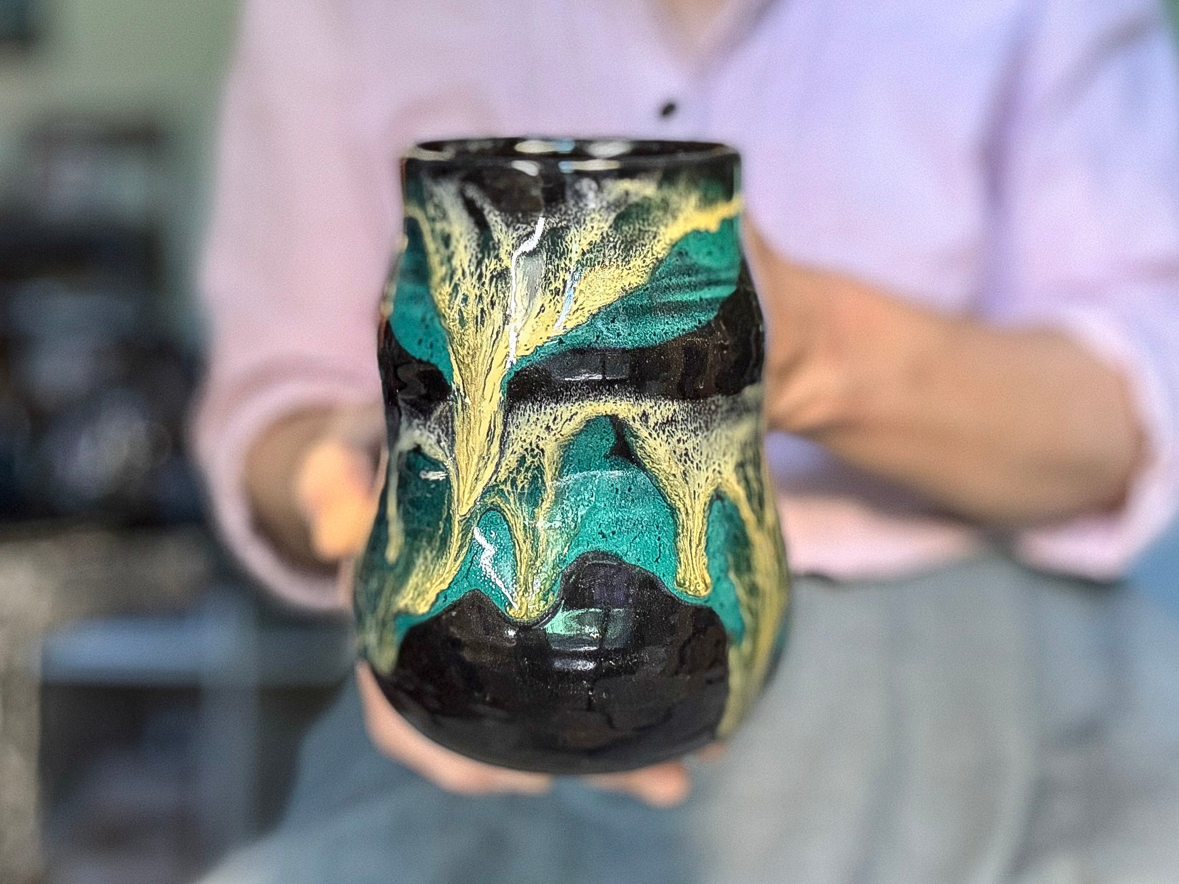 23-E Turquoise Grotto Cuddle Mug, 20 oz.