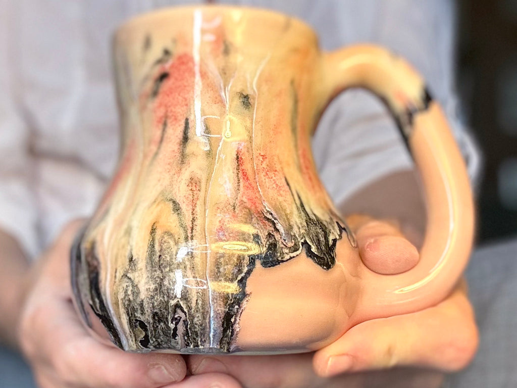 26-SC Flared Textured Mug, 14 oz.