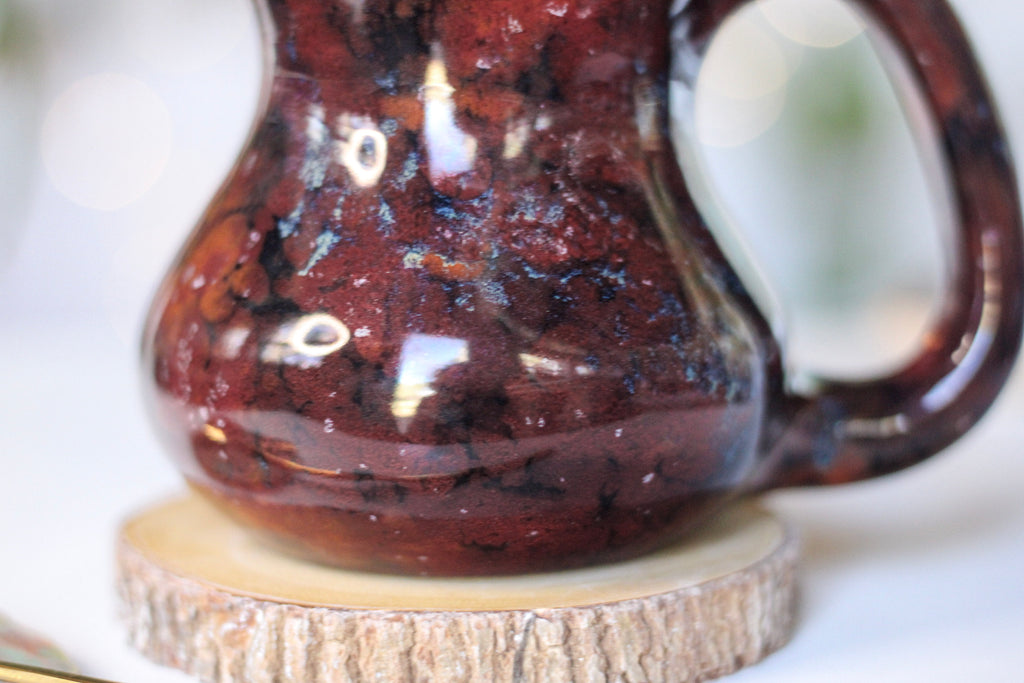 23-C Dragon's Blood Agate Gourd Mug - MINOR MISFIT, 17 oz. - 10% off