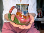 22-D Rainbow PROTOTYPE Textured Flared Mug - MINOR MISFIT, 20 oz. - 10% off