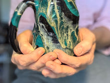 Load image into Gallery viewer, 23-E Turquoise Grotto Cuddle Mug, 20 oz.