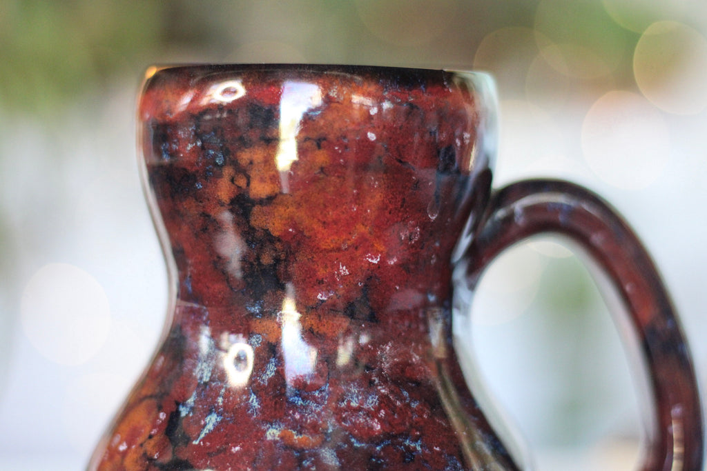 23-C Dragon's Blood Agate Gourd Mug - MINOR MISFIT, 17 oz. - 10% off