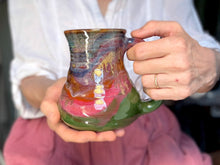 Load image into Gallery viewer, 22-D Rainbow PROTOTYPE Textured Flared Mug - MINOR MISFIT, 20 oz. - 10% off