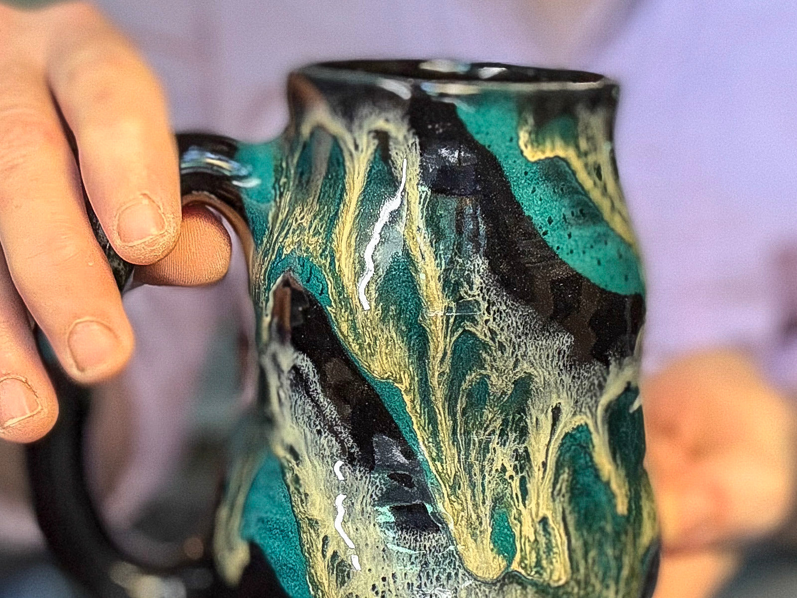 23-E Turquoise Grotto Cuddle Mug, 20 oz.