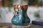 23-D Molten Cheetah Squat Acorn Gourd Mug, 23 oz.