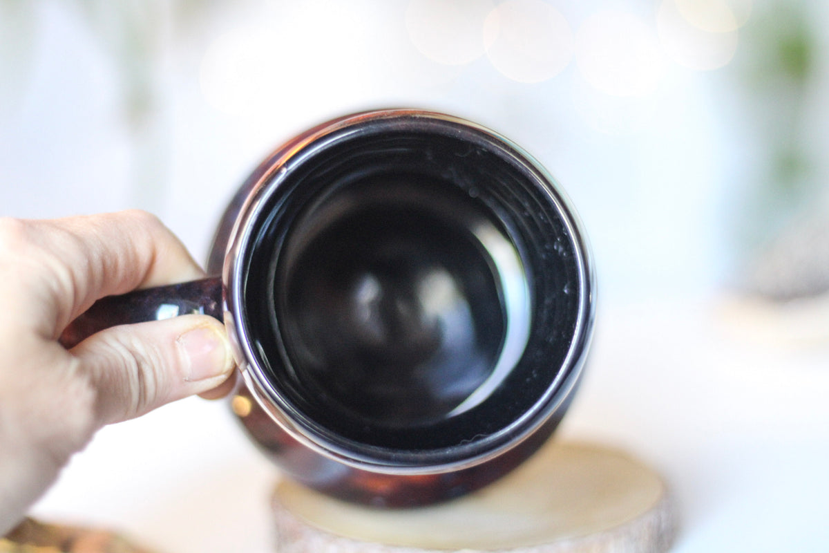 23-C Dragon's Blood Agate Gourd Mug - MINOR MISFIT, 17 oz. - 10% off