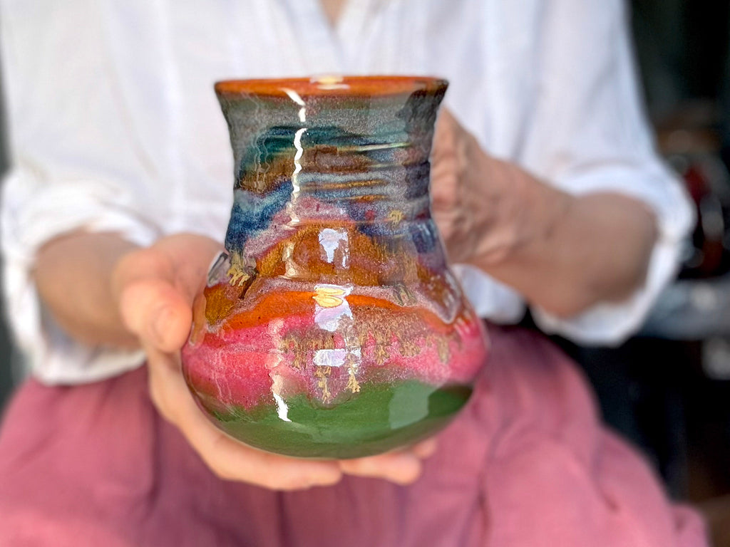22-D Rainbow PROTOTYPE Textured Flared Mug - MINOR MISFIT, 20 oz. - 10% off