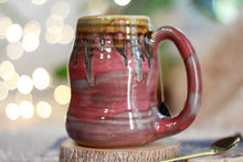 Load image into Gallery viewer, 18-F Pink EXPERIMENT Notched Textured Divot Mug - MINOR MISFIT, 14 oz. - 10% off