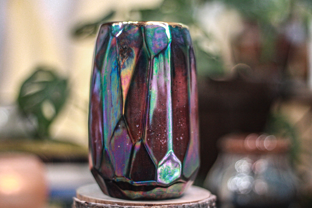 20-C Midnight Rainbow PROTOTYPE Crystal Cup - MISFIT,  19 oz. - 10% off