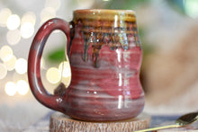 Load image into Gallery viewer, 18-F Pink EXPERIMENT Notched Textured Divot Mug - MINOR MISFIT, 14 oz. - 10% off