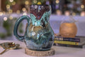 22-A Rocky Mountain Midnight Notched Acorn Gourd Mug, 26 oz.