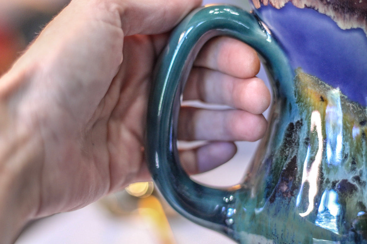 21-A Rocky Mountain Midnight Gourd Mug, 28 oz.