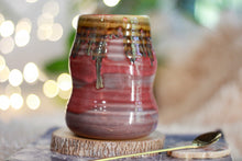 Load image into Gallery viewer, 18-F Pink EXPERIMENT Notched Textured Divot Mug - MINOR MISFIT, 14 oz. - 10% off