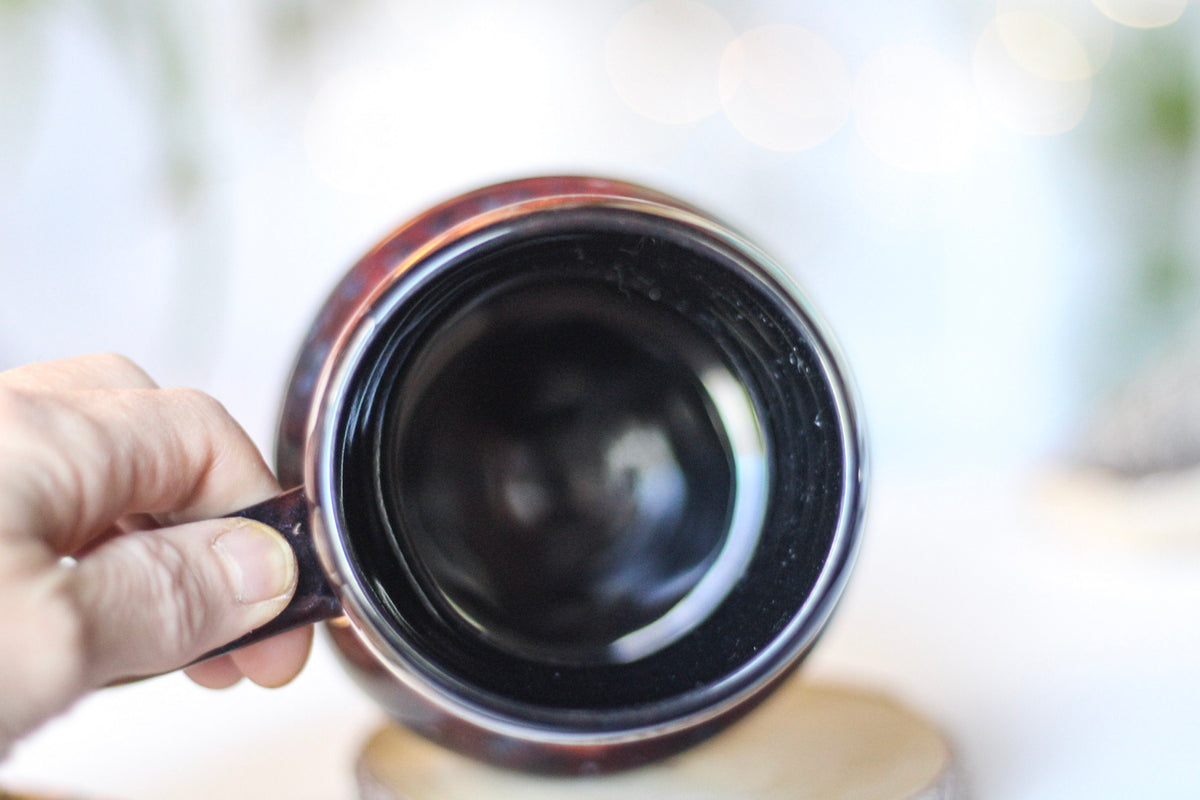 23-C Dragon's Blood Agate Gourd Mug - MINOR MISFIT, 17 oz. - 10% off