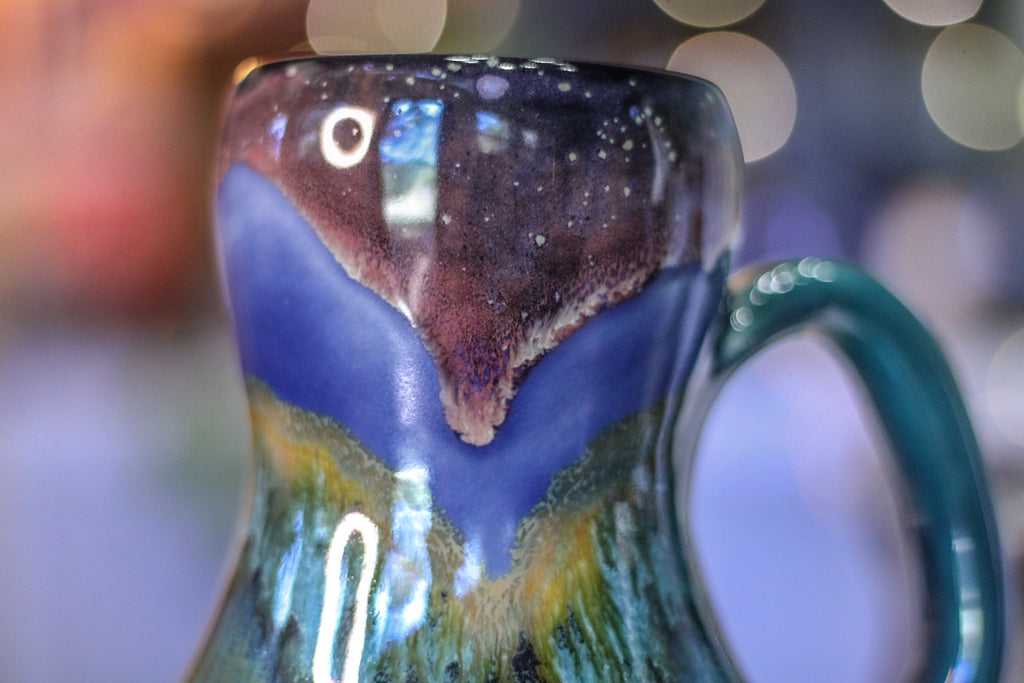 21-A Rocky Mountain Midnight Gourd Mug, 28 oz.