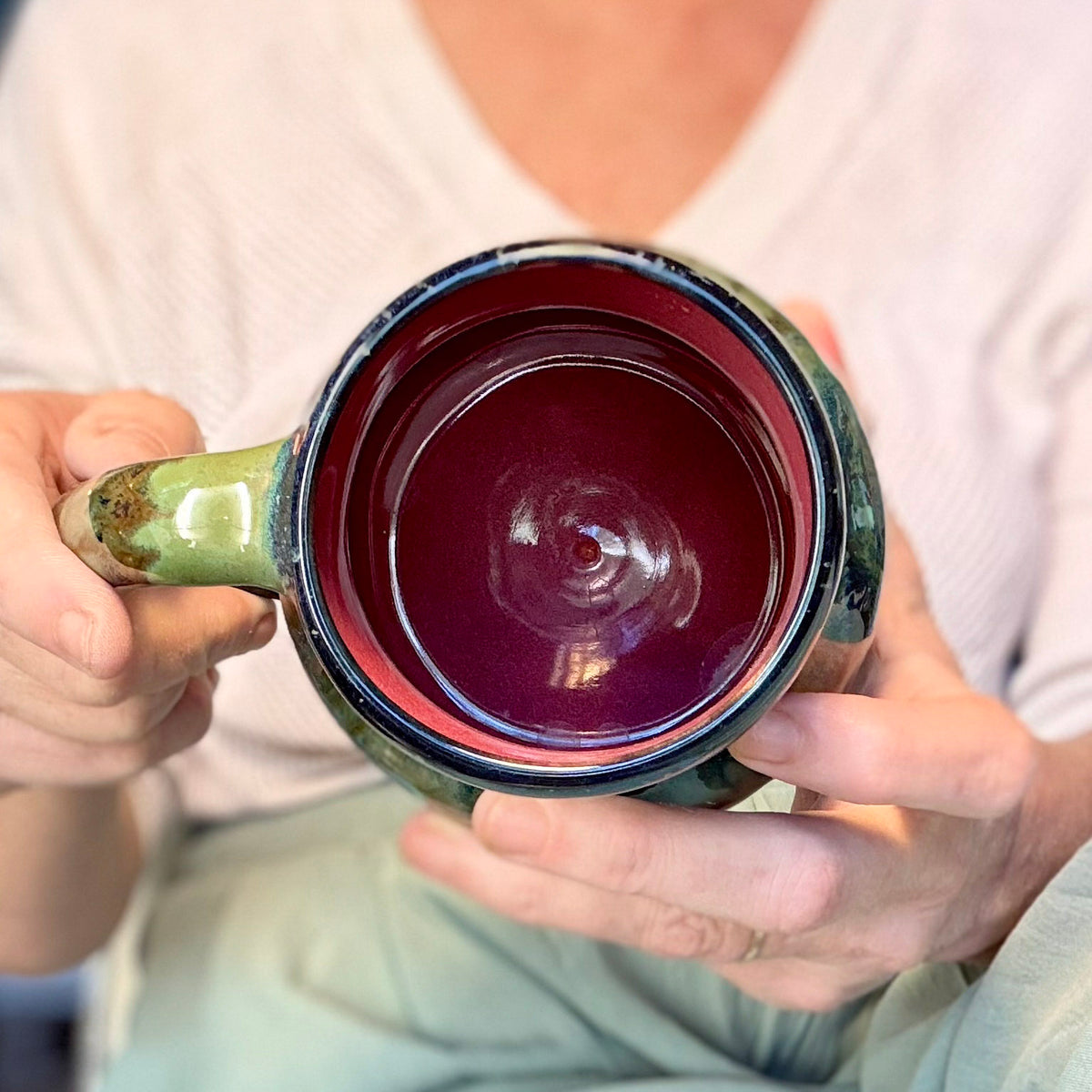 02-B Misty Mountain Midnight Curvy Mug - TOP SHELF MISFIT, 24 oz.