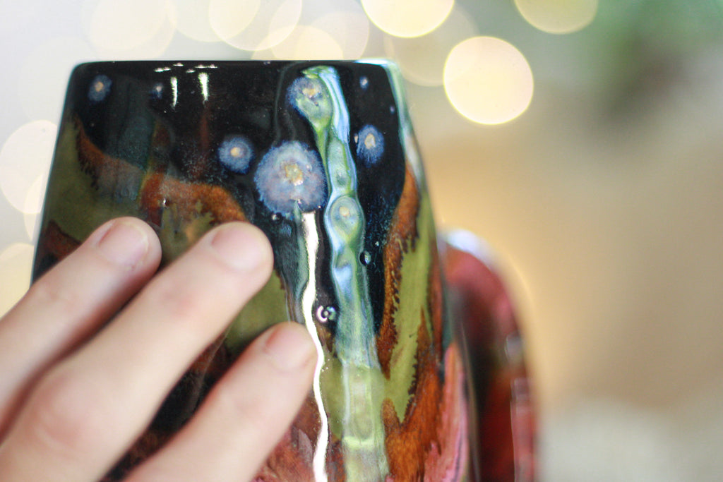 02-A Green Mountain Midnight Mug - TOP SHELF MISFIT, 25 oz.