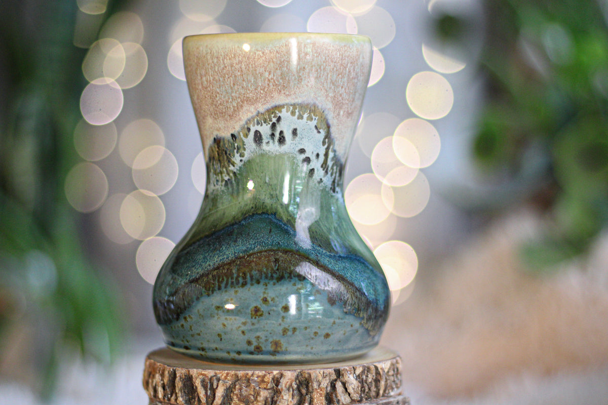 03-C TidePool Variation Barely Flared Acorn Mug, 16 oz.