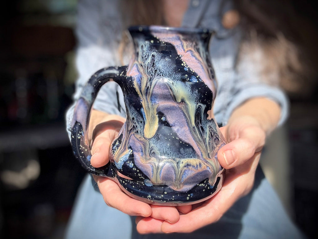 03-D Cosmic Amythyst Grotto Cuddle Mug - TOP SHELF, 23 oz.