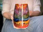 03-B Rainbow Strata Mug - TOP SHELF, 24 oz.