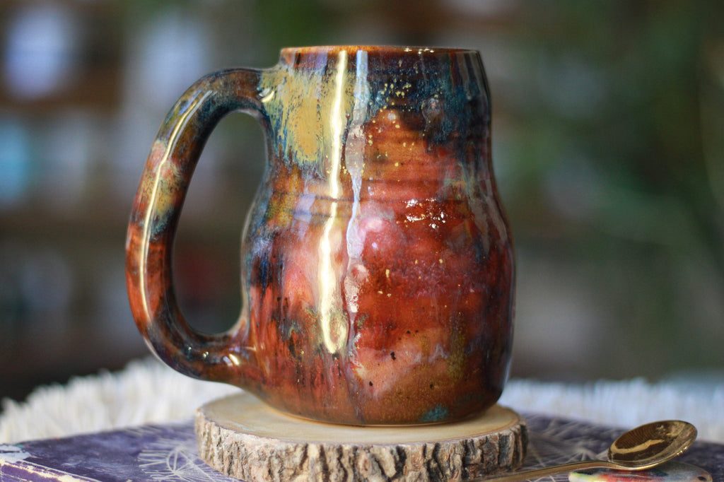 03-D Whimsy Mid Mod Mug, 19 oz.