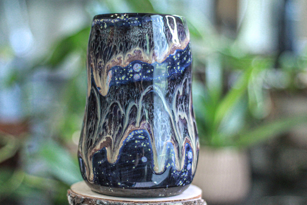 22-C Cosmic Amethyst Grotto Gourd Mug, 25 oz.