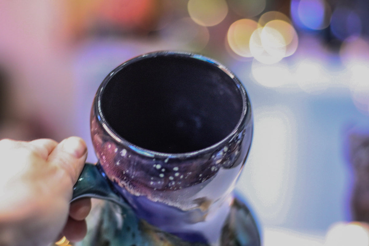 21-A Rocky Mountain Midnight Gourd Mug, 28 oz.
