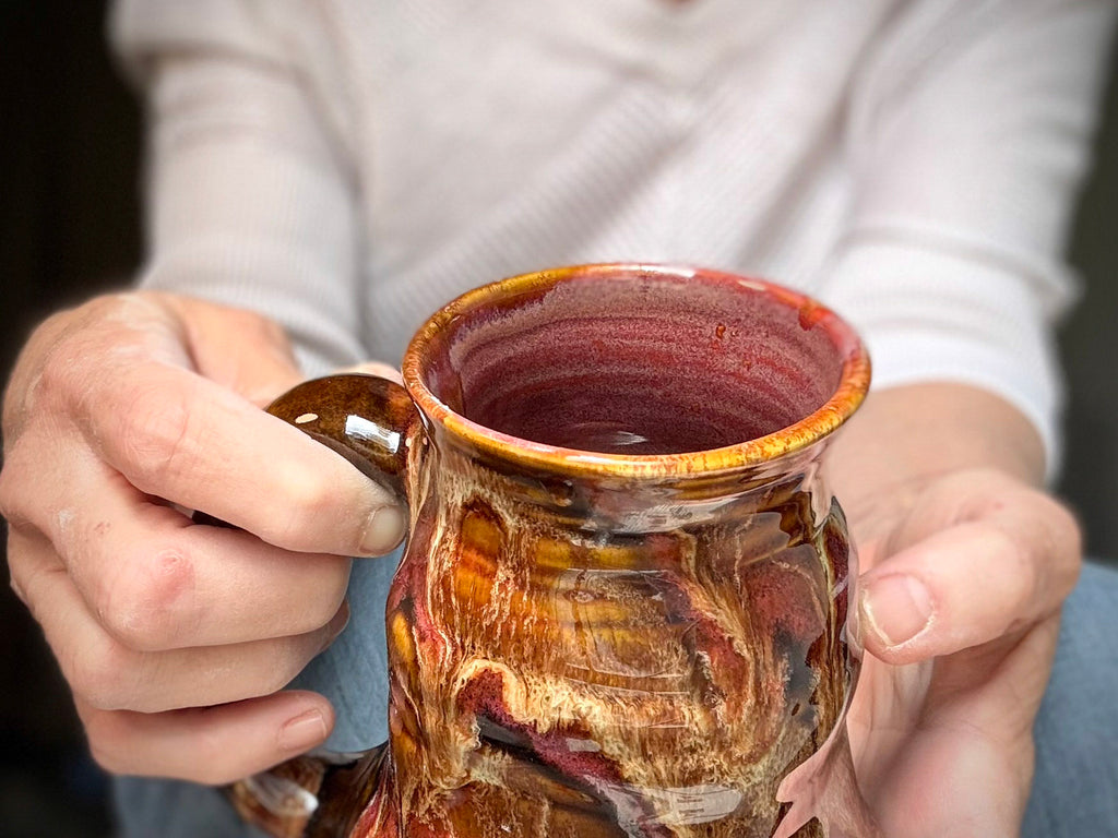 23-D Magenta Grotto Cuddle Mug, 20 oz.