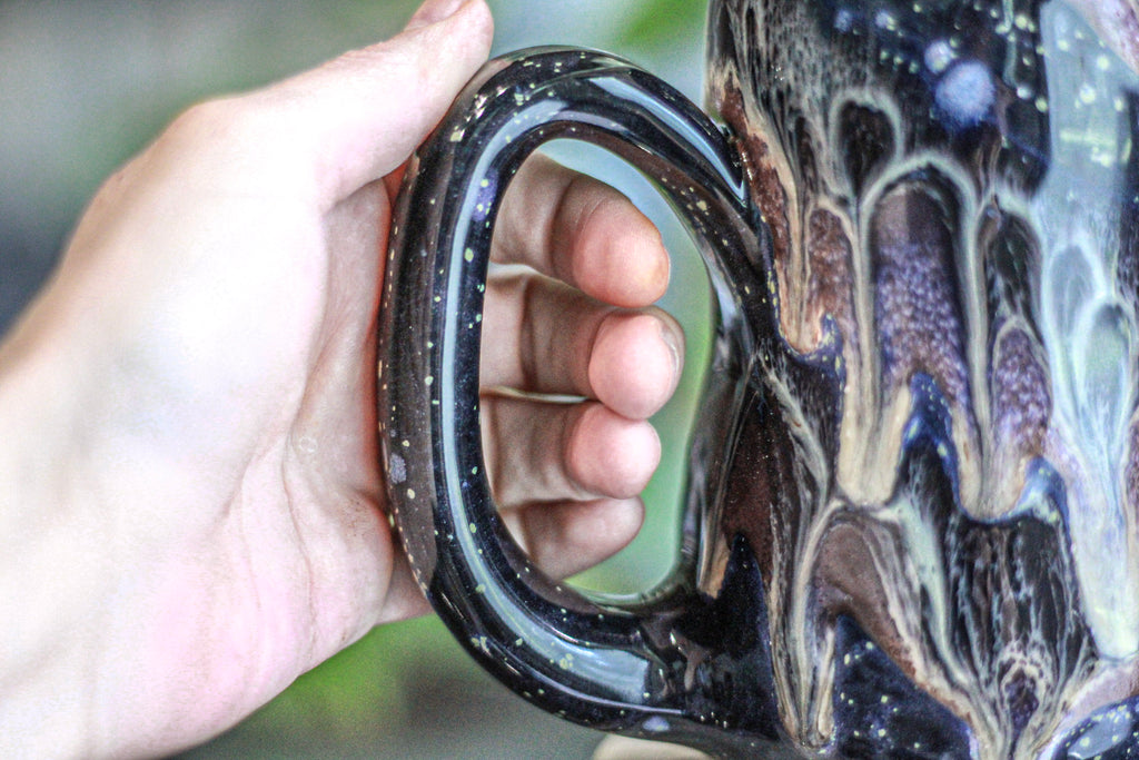 22-C Cosmic Amethyst Grotto Gourd Mug, 25 oz.