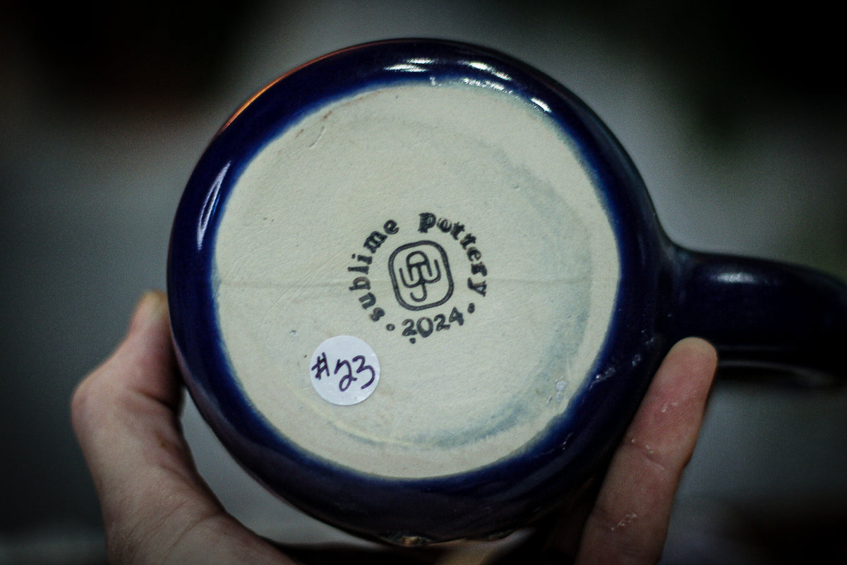 22-B Starry Night Mug, 24 oz.