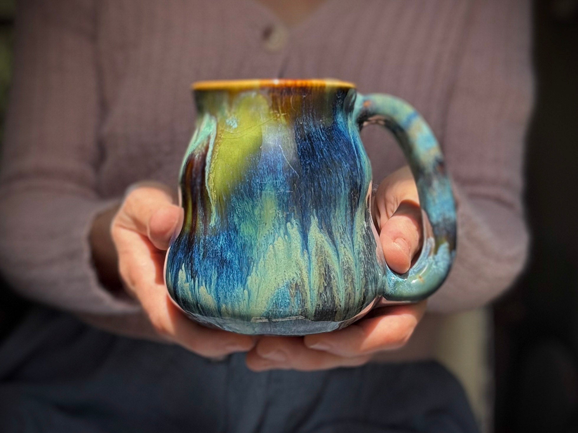 24-F EXPERIMENT Curvy Flared Mug, 16 oz.