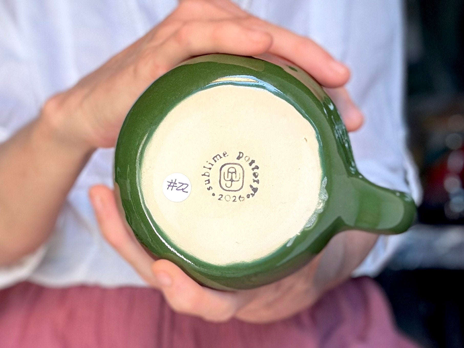 22-D Rainbow PROTOTYPE Textured Flared Mug - MINOR MISFIT, 20 oz. - 10% off