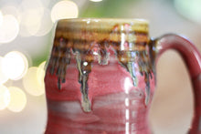 Load image into Gallery viewer, 18-F Pink EXPERIMENT Notched Textured Divot Mug - MINOR MISFIT, 14 oz. - 10% off