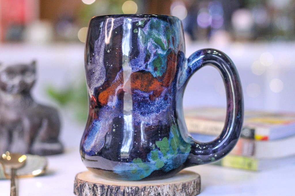 24-A Rainbow Stellar Gourd Mug, 25 oz.