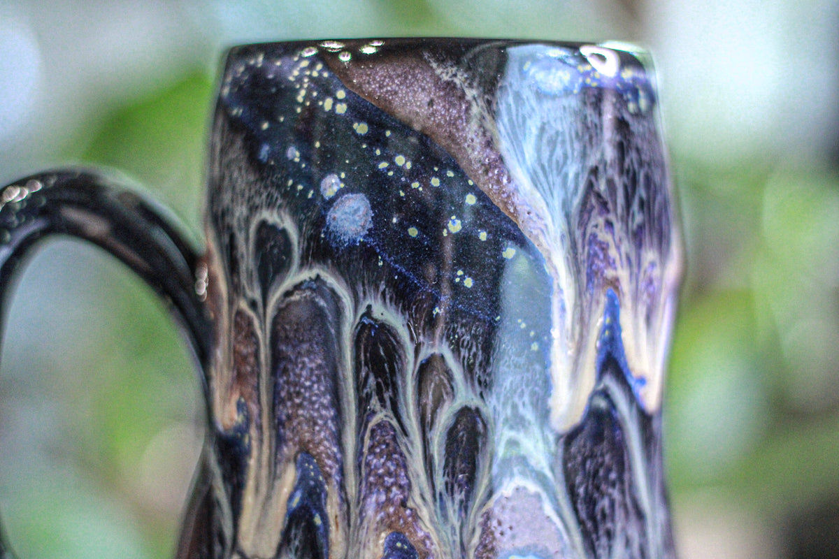 22-C Cosmic Amethyst Grotto Gourd Mug, 25 oz.