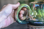 16-A PROTOTYPE Labradorite Squat Mug - ODDBALL, 20 oz. - 15% off