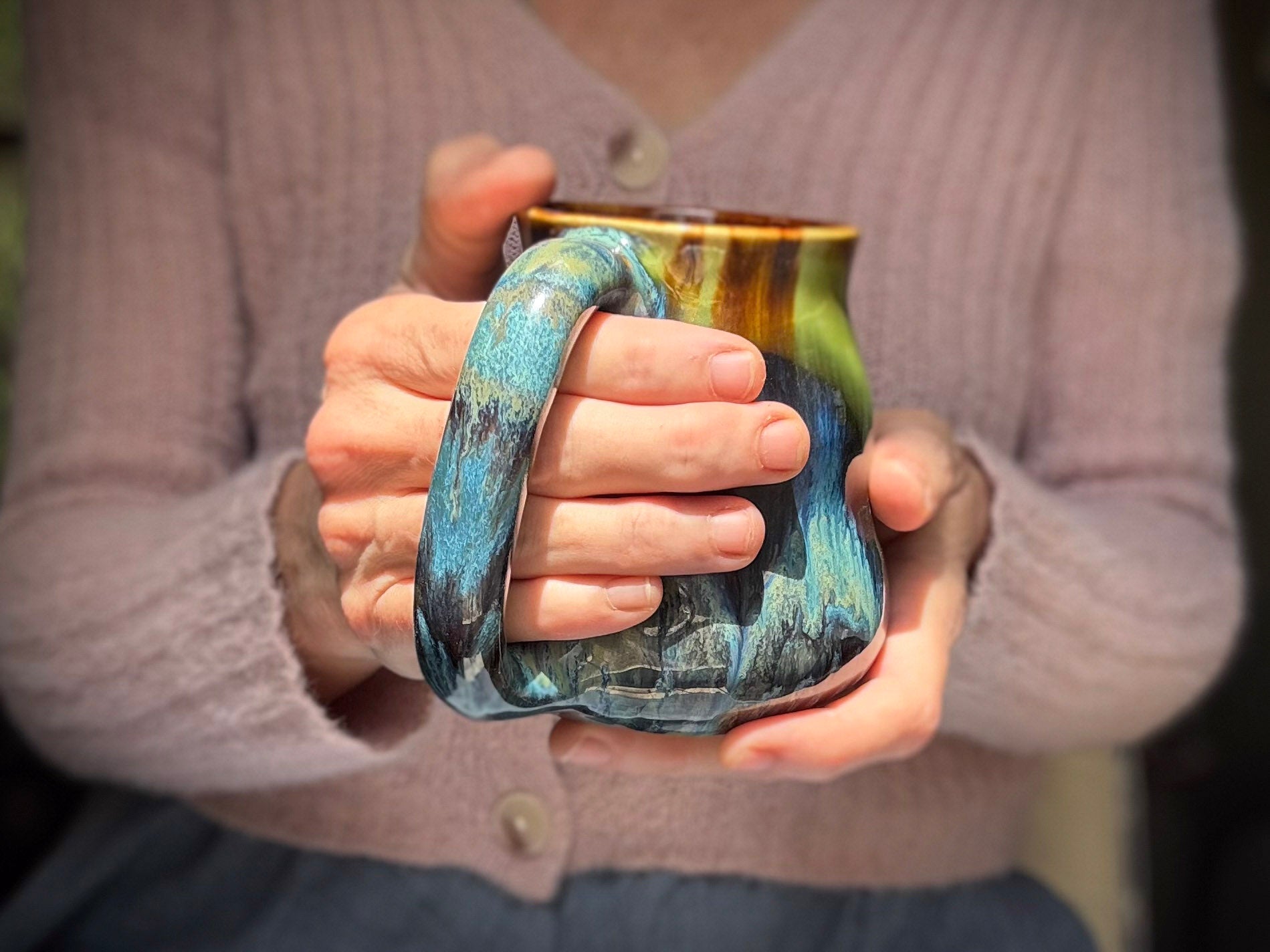 24-F EXPERIMENT Curvy Flared Mug, 16 oz.