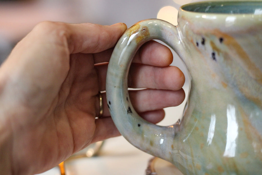 23-F EXPERIMENT Petite Acorn Gourd Mug, 15 oz.